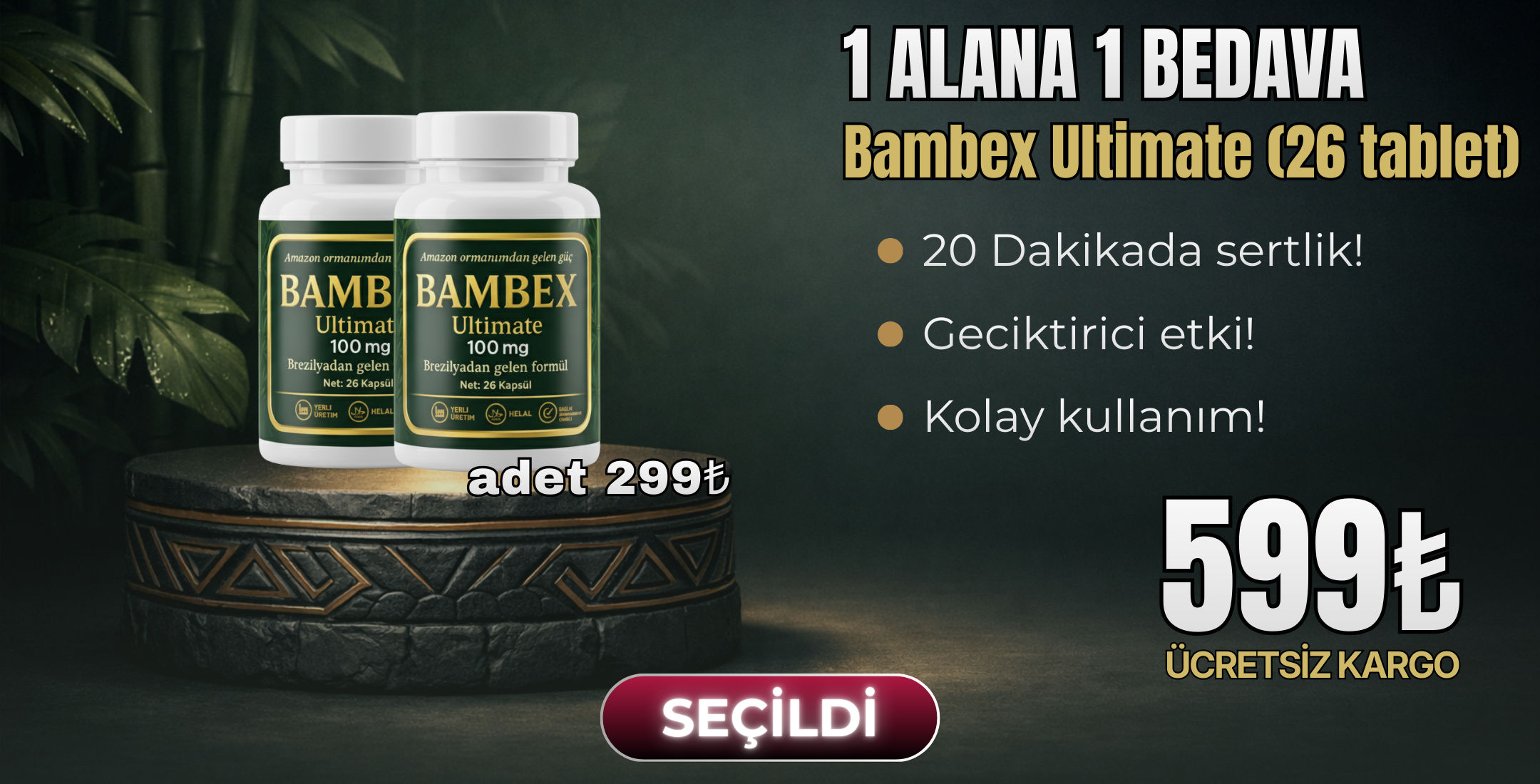 Bambex Ultimate Tablet 1+1 Kutu